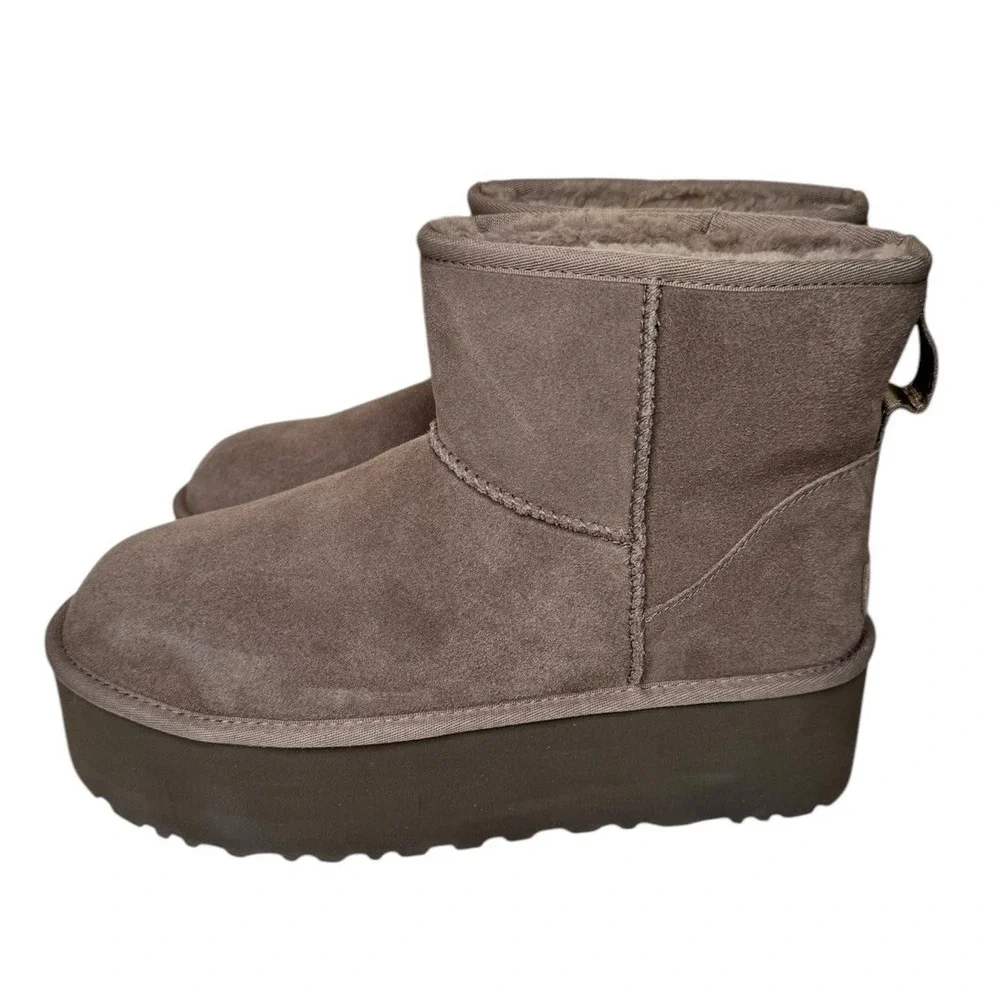 UGG‎ Classic Mini Platform Boots Smoke Plume Women's Size 11